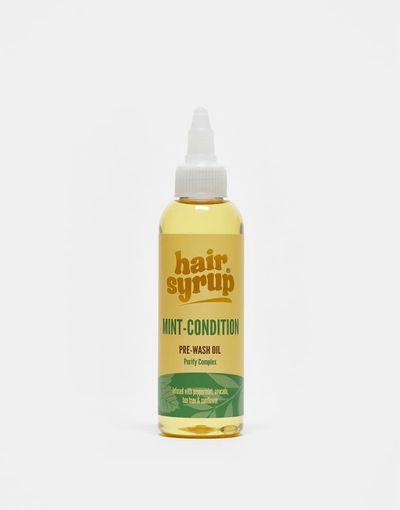 Hair Syrup Hair Syrup Mint Condition Hydrating Pre-Wash Hair Oil 100ml-No color