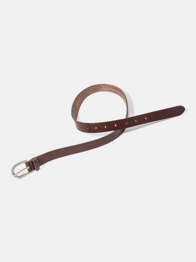 halden Basic Leather Belt_Brown