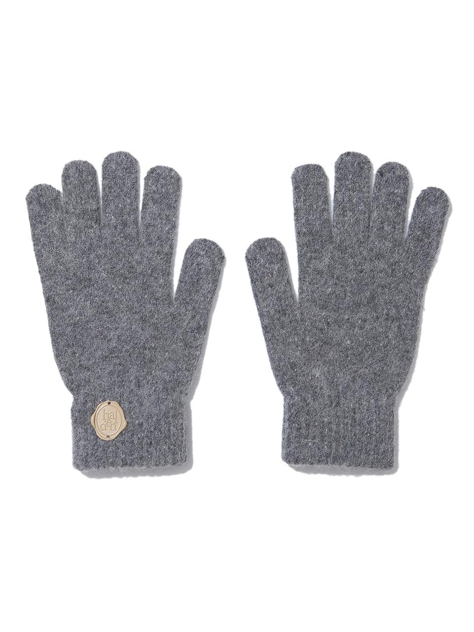 halden Basic Soft Wool Blend Nordic Gloves [Charcoal] (G012)