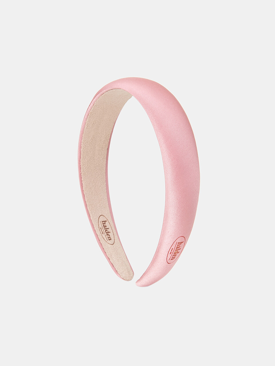halden Emboss Logo Satin Hairband_Pink