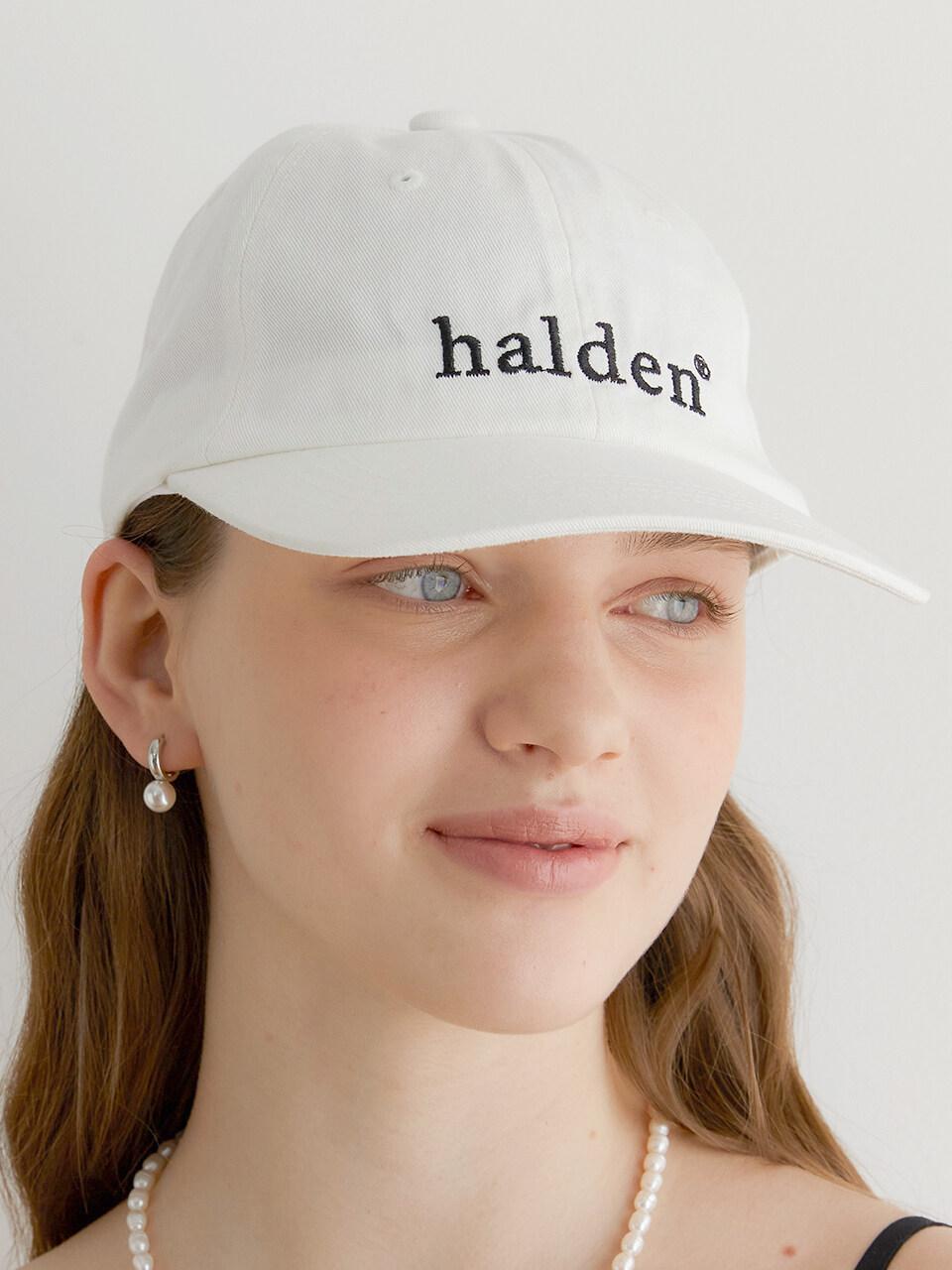halden Halden Trademark Logo Ball Cap_White