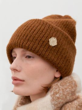 halden Heavy Wool Nordic Classic Beanie [Brown] (C053)