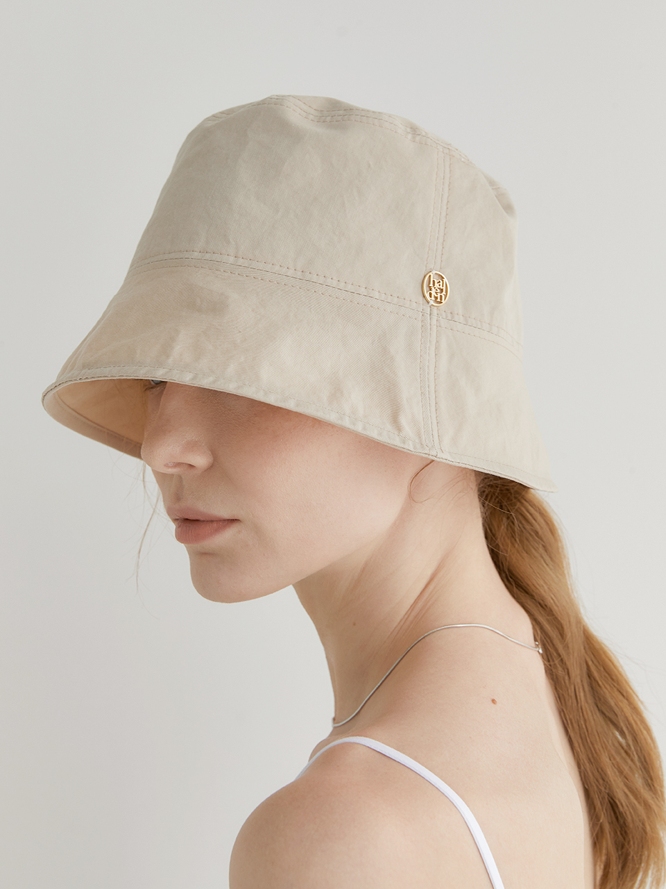 halden Light Cotton Bucket Hat C005_ Beige