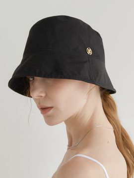 halden Light Cotton Bucket Hat C005_ Black