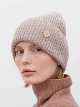 halden Premium Wool Classic Beanie [Light Brown] (C054)