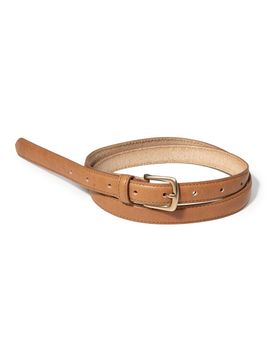 halden Simple Vintage Cowhide Leather Belt [Tan] (T022)