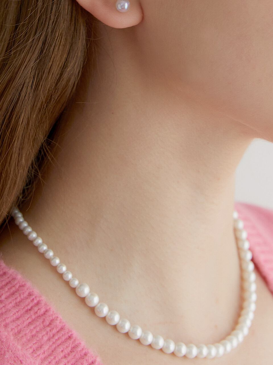 halden Swarovski Pearl Mix Necklace (4, 6MM)