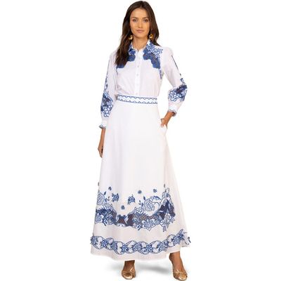 Hale Bob Hale Bob Ambrosia Embroidered Maxi Skirt