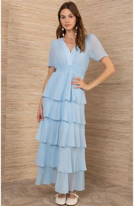 Hale Bob Hale Bob Imogene Solid Maxi Dress