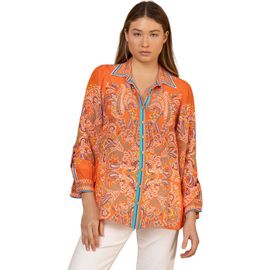 Hale Bob Hale Bob Quill Silk Top