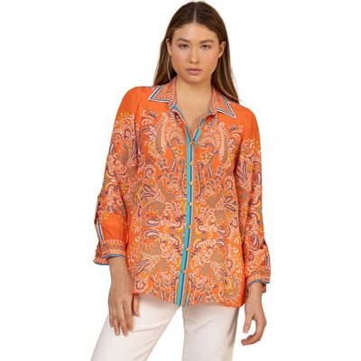 Hale Bob Hale Bob Quill Silk Top