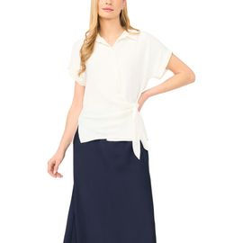 halogen(r) halogen(r) Asymmetric Tie Front Shirt