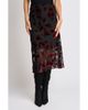 halogen(r) halogen(r) Burnout Bias Cut Midi Skirt - 1