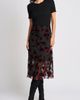 halogen(r) halogen(r) Burnout Bias Cut Midi Skirt - 5