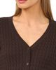 halogen(r) halogen(r) Cable Stitch V-Neck Cardigan - 3
