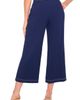 halogen(r) halogen(r) Contrast Stitch Crop Straight Leg Pants - 2