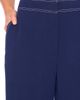 halogen(r) halogen(r) Contrast Stitch Crop Straight Leg Pants - 3