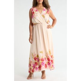 halogen(r) halogen(r) Cutout Tie Back Maxi Dress