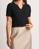 halogen(r) halogen(r) Embellished Short Sleeve Cotton Blend Cardigan - 1