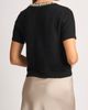 halogen(r) halogen(r) Embellished Short Sleeve Cotton Blend Cardigan - 2