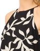 halogen(r) halogen(r) Embroidered Leaf Print Cotton A-Line Sundress - 3