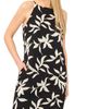 halogen(r) halogen(r) Embroidered Leaf Print Cotton A-Line Sundress - 4