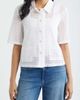 halogen(r) halogen(r) Eyelet Embroidery Woven Shirt - 1