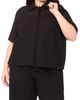 halogen(r) halogen(r) Eyelet Short Sleeve Button-Up Shirt - 1