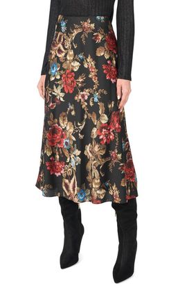 halogen(r) halogen(r) Floral Pull On Midi Skirt