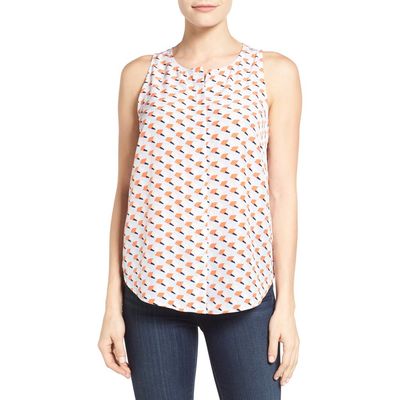halogen(r) halogen(r) Halogen® Button Front Print Tank