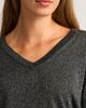 halogen(r) halogen(r) Metallic V-Neck Sweater - 3