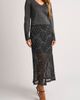 halogen(r) halogen(r) Metallic V-Neck Sweater - 4