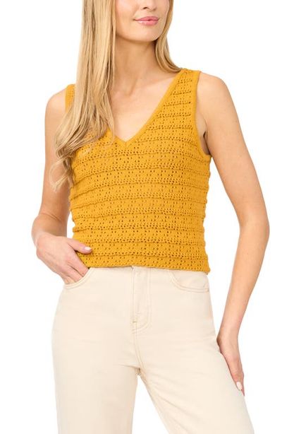 halogen(r) halogen(r) Openwork Sleeveless Sweater