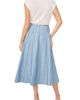 halogen(r) halogen(r) Pintuck Panel Midi Skirt - 5