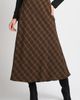 halogen(r) halogen(r) Plaid A-Line Midi Skirt - 1