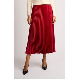 halogen(r) halogen(r) Pleated Crepe Midi Skirt