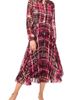 halogen(r) halogen(r) Pleated Drop Waist Midi Dress - 1