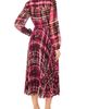 halogen(r) halogen(r) Pleated Drop Waist Midi Dress - 2