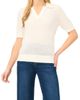 halogen(r) halogen(r) Pointelle Short Sleeve Cotton Polo Sweater - 1