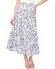 halogen(r) halogen(r) Print Tiered Midi Skirt - 1