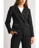 halogen(r) halogen(r) Satin Trim Double Breasted Blazer - 1