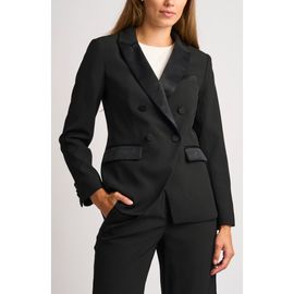 halogen(r) halogen(r) Satin Trim Double Breasted Blazer