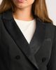halogen(r) halogen(r) Satin Trim Double Breasted Blazer - 3
