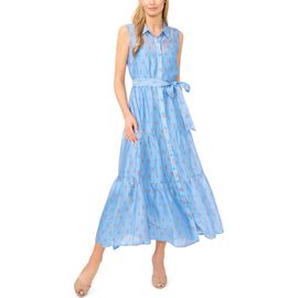 halogen(r) halogen(r) Scarf Print Sleeveless Shirtdress