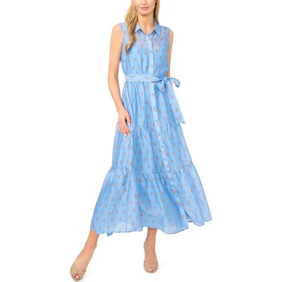 halogen(r) halogen(r) Scarf Print Sleeveless Shirtdress