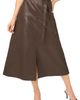 halogen(r) halogen(r) Seamed Tiered Faux Leather Midi Skirt - 1