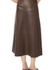 halogen(r) halogen(r) Seamed Tiered Faux Leather Midi Skirt - 2