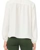 halogen(r) halogen(r) Shirred Mock Neck Button-Up Shirt - 2