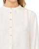 halogen(r) halogen(r) Shirred Mock Neck Button-Up Shirt - 3