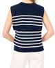 halogen(r) halogen(r) Stripe Front Tie Sleeveless Sweater - 2